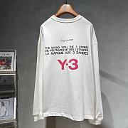 Y3 Red Logo Black Sweater - 5
