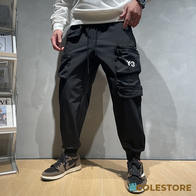 Y3 Black Jogger - 1