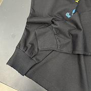 Crow Heart Long Sleeve Shirt Black - 3