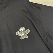 Crow Heart Long Sleeve Shirt Black - 4