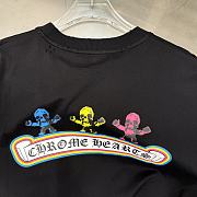 Crow Heart Long Sleeve Shirt Black - 5