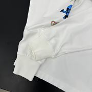 Crow Heart Long Sleeve Shirt White - 5