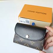 LV Rosalie Coin Black 11 x 8 cm - 5