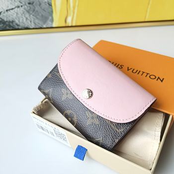 LV Rosalie Coin Light Pink 11 x 8 cm