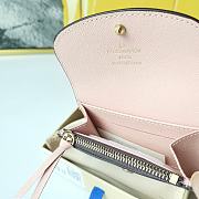 LV Rosalie Coin Light Pink 11 x 8 cm - 3