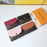 LV Rosalie Coin Light Pink 11 x 8 cm - 5