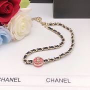 Chanel Necklace Pink / Black  - 5