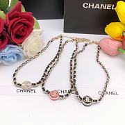 Chanel Necklace Pink / Black  - 4