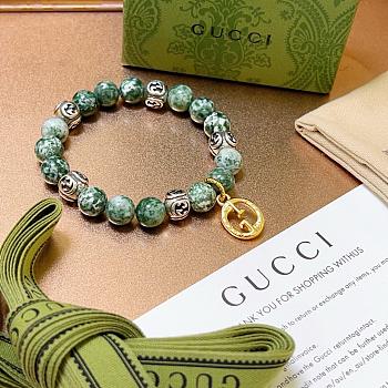 Gucci Green Pearl Bracelet 16-24 cm