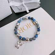 Dior Blue And Silver Pearl Bracelet - 6
