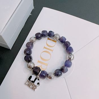 Dior Purple Pearl Bracelet