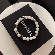 Chanel White Pearl Bracelet - 6