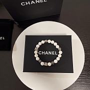 Chanel White Pearl Bracelet - 5