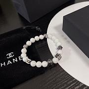 Chanel White Pearl Bracelet - 2