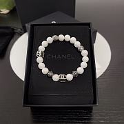 Chanel White Pearl Bracelet - 1
