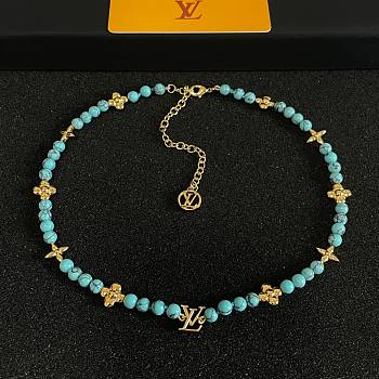 Louis Vuitton Blue Necklace