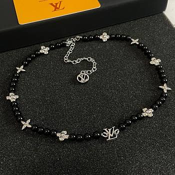 Louis Vuitton Black Necklace