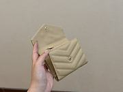 Sanit Laurent Mini Wallet Beige 13 x 10 cm - 2