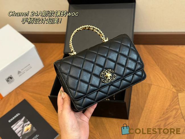 Chanel Woc Black 20 x 13 cm - 1