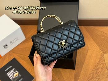 Chanel Woc Black 20 x 13 cm