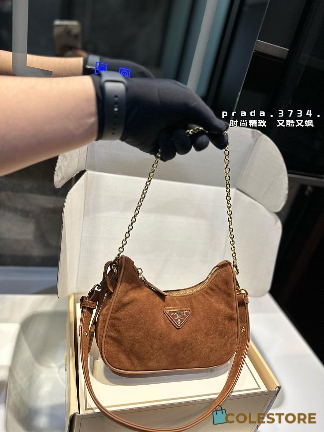 Prada Hobo Brown 22 x 13 cm - 1