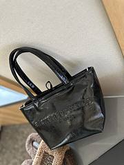 Alexander Wang Punch Small Tote In Crackle Patent Leather Black 18 cm - 3