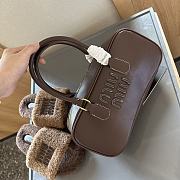 MiuMiu Softy Padded Brown 27 cm - 1