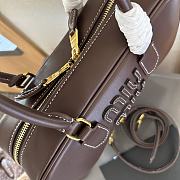 MiuMiu Softy Padded Brown 27 cm - 5