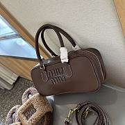 MiuMiu Softy Padded Brown 27 cm - 3