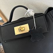 Hermes Kelly 2424 Mini Black Bag 21 x 10 x 15 cm - 5