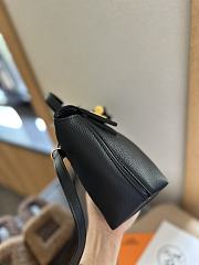 Hermes Kelly 2424 Mini Black Bag 21 x 10 x 15 cm - 4