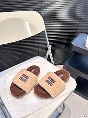MiuMiu Slippers Brown - 6