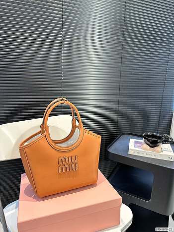 MiuMiu Brown Handbag 23 x 17 cm