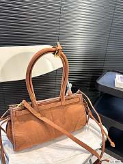Prada Suede Handbag Black 32 x 17 cm - 2