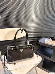Prada Suede Handbag Black 32 x 17 cm - 1