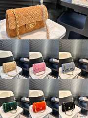 Chanel Classc 11.12 Flappy Bag Green 25 x 16 cm - 2