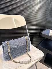 Chanel Classc 11.12 Flappy Bag Green 25 x 16 cm - 4