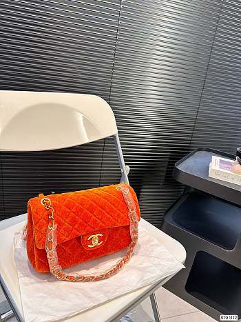 Chanel Classc 11.12 Flappy Bag Orange 25 x 16 cm