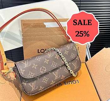 Colestore Louis Vuitton Ivy Wallet On Chain Brown 22 x 11 cm
