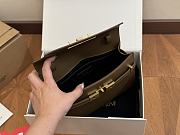 Colestore Saint Laurent YSL Manhattan Small Shoulder Bag In Box Brown 24 x 17 cm - 2