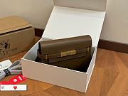 Colestore Saint Laurent YSL Manhattan Small Shoulder Bag In Box Brown 24 x 17 cm - 5