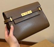 Saint Laurent YSL Manhattan Small Shoulder Bag In Box Black 24 x 17 cm - 3
