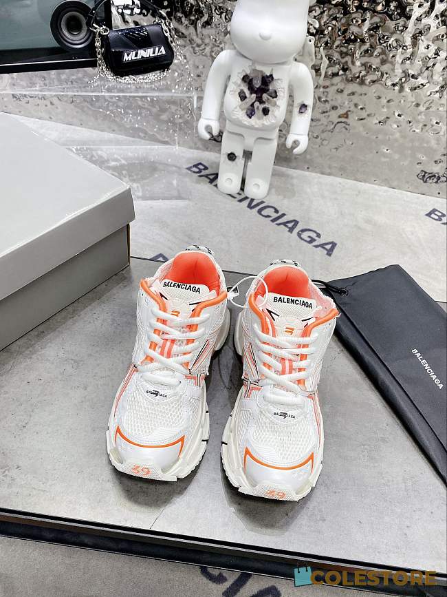 Balenciaga Runner White And Orange - 1