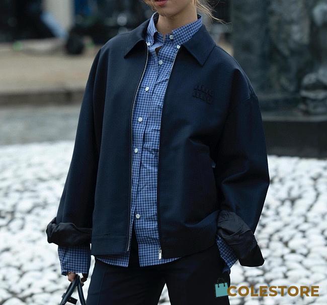 MiuMiu Navy Coat  - 1