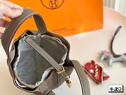 Hermes Bucket Bag Brown 18 cm - 6
