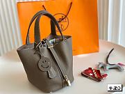 Hermes Bucket Bag Brown 18 cm - 3