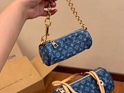 Louis Vuitton Papillon Monogram Denim 27 x 13 cm - 3