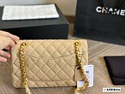 Chanel Flap Bag Beige 23 x 15 cm - 5