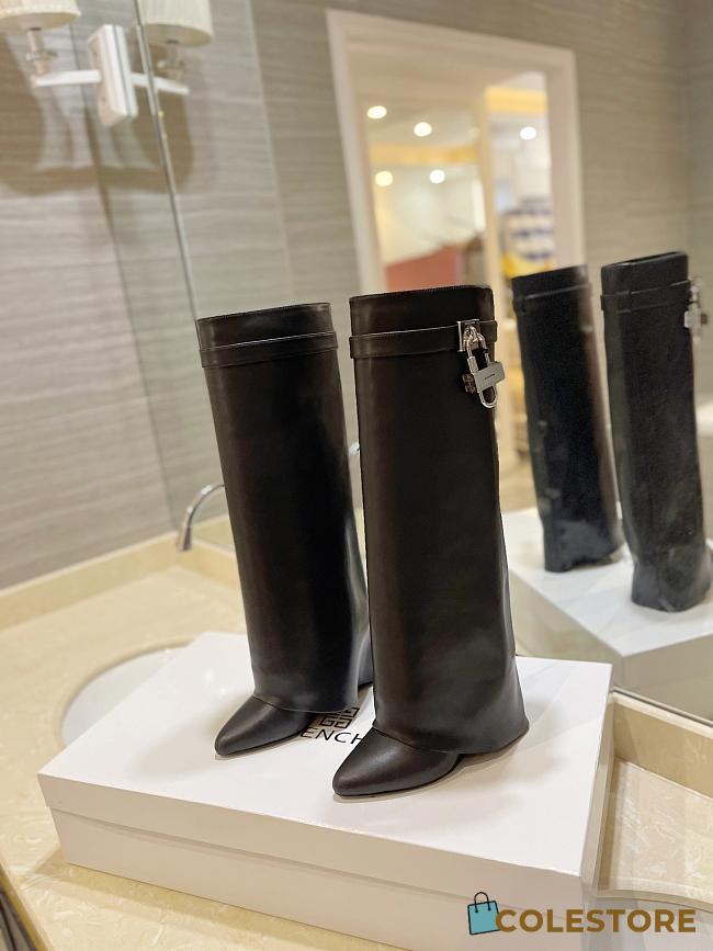 Givenchy Lock Boots Black  - 1