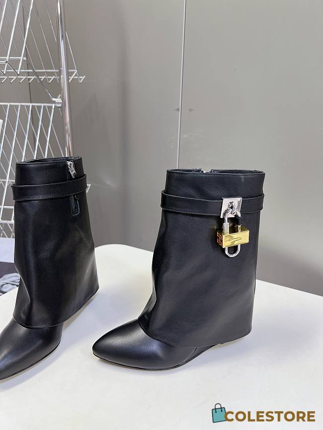 Givenchy Short Boots 4G LOGO Black  - 1